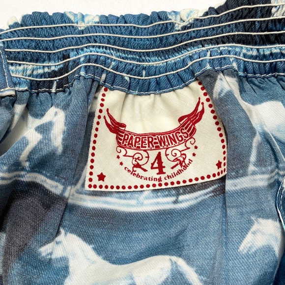 Paper Wings Halter Maxi Dress Horses 4 - Picture 8 of 9